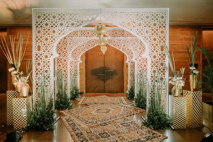 Gate / Entrance — Sufi Night decor — Alila Diwa Goa